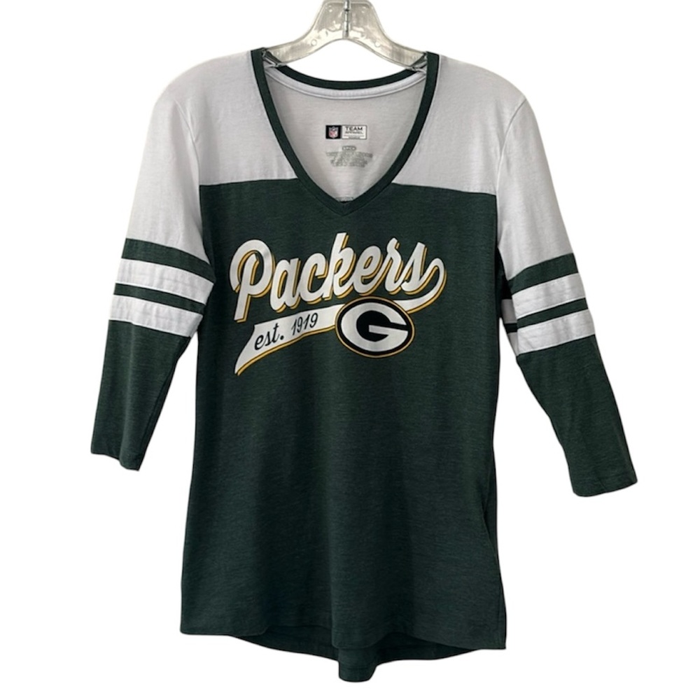 Team Apparel Green Bay Packers Football Top Size Small